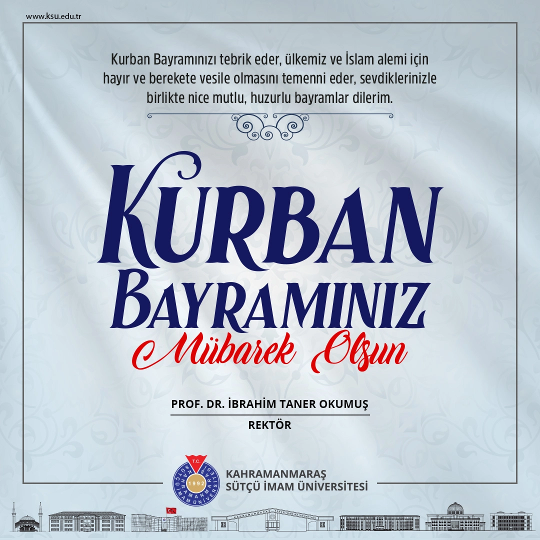 KS&Uuml; KURBAN BAYRAMI MESAJI