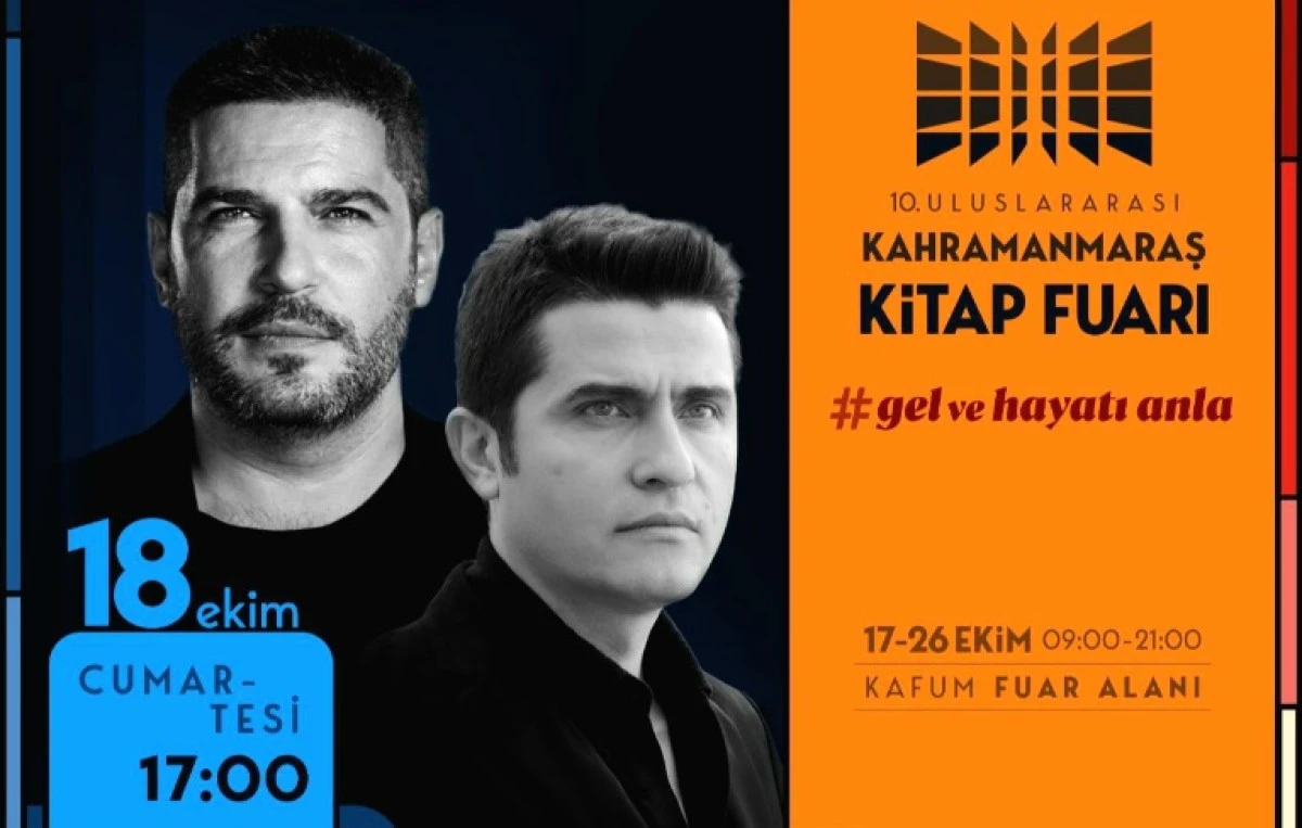 10. Uluslararası Kahramanmaraş Kitap Fuarı’nda İkinci Gün Dopdolu Geçecek