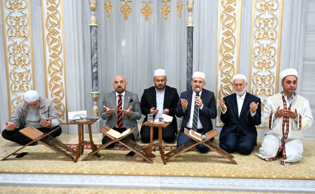 Ayser &Ccedil;alık Ortaokulu&rsquo;nda Hayatını Kaybedenler i&ccedil;in KS&Uuml; Merkez Cami&rsquo;de Mevlit Programı D&uuml;zenlendi