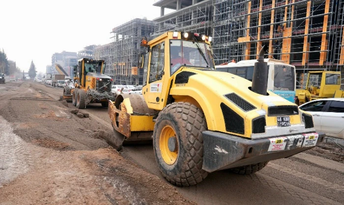 Azerbaycan Bulvarı&rsquo;nda Altyapının Ardından Asfalt Hazırlığı