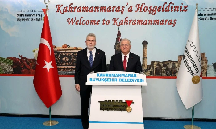 Başkan G&ouml;rgel, Bakan G&uuml;ler&rsquo;i Makamında Ağırladı