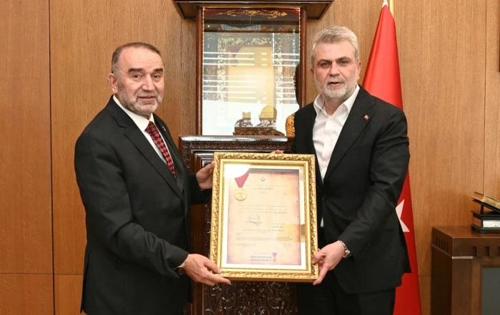 Başkan G&ouml;rgel, Cumhurbaşkanı Başdanışmanı İsrafil Kışla&rsquo;yı Ağırladı