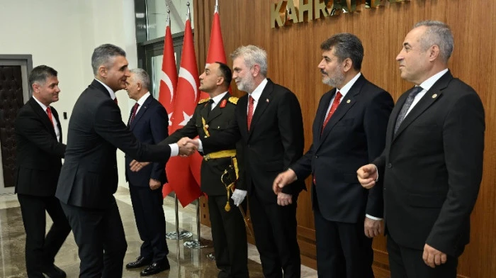 Başkan G&ouml;rgel, Cumhuriyet Bayramı Tebrik T&ouml;renine Katıldı