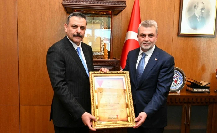 Başkan G&ouml;rgel, İ&ccedil;işleri Bakanı &Ccedil;ift&ccedil;i&rsquo;yi Ağırladı