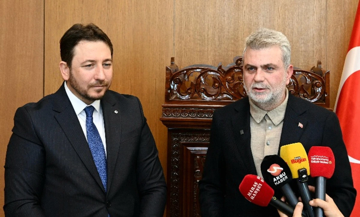 Başkan G&ouml;rgel, K&uuml;t&uuml;phane Haftası&rsquo;nda K&uuml;lt&uuml;r Heyetini Ağırladı