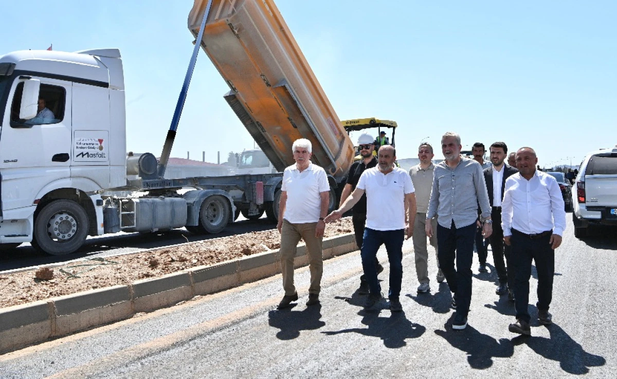 Başkan G&ouml;rgel, Sanayi Kavşağı&rsquo;ndaki Son Hazırlıkları Yerinde İnceledi