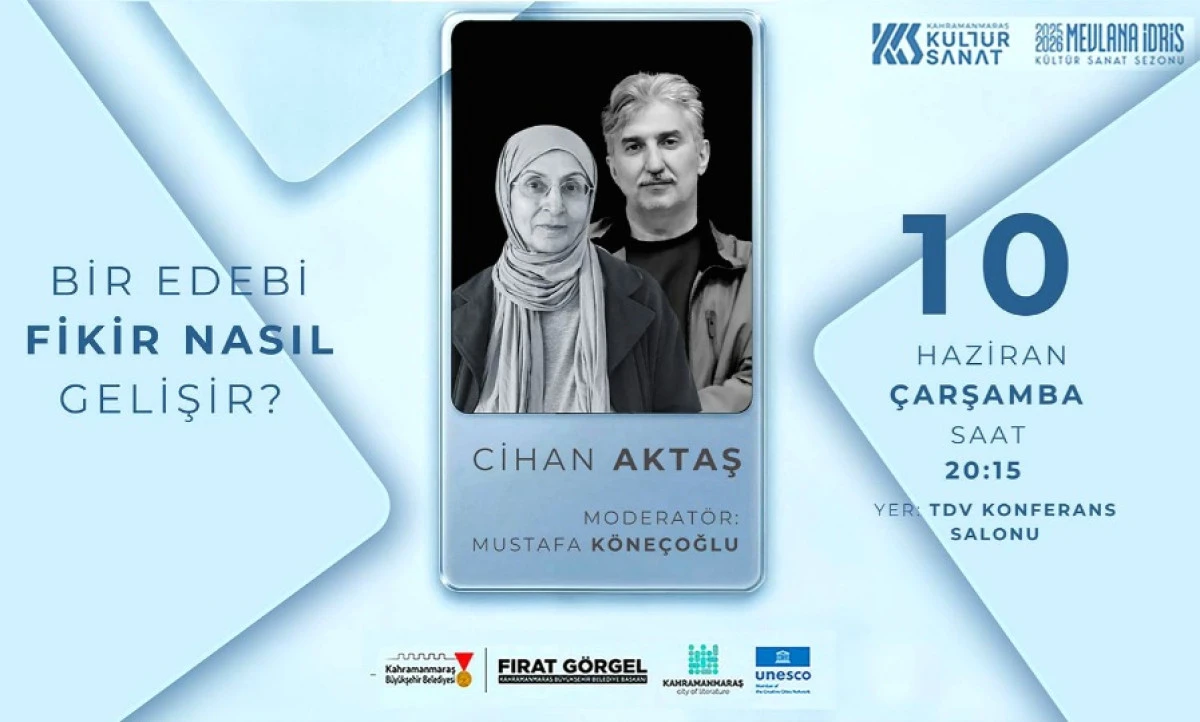 B&uuml;y&uuml;kşehir&rsquo;den Edebi &Uuml;retime Işık Tutacak S&ouml;yleşi