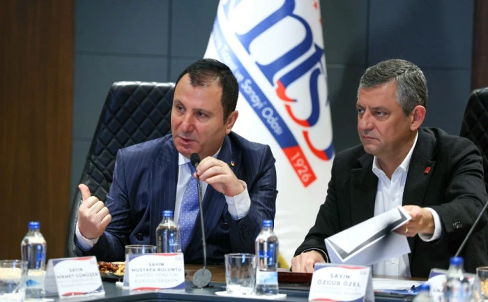 CHP Genel Başkanı &Ouml;zg&uuml;r &Ouml;zel&rsquo;den KMTSO&rsquo;ya Ziyaret