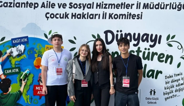 &Ccedil;ocuklar, İklim Değişikliği ve &Ccedil;evre İ&ccedil;in Gaziantep&rsquo;te Buluştu