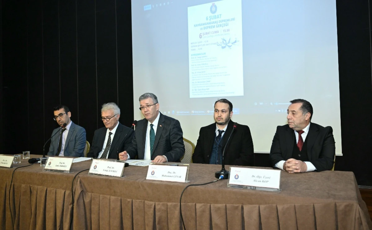 Deprem Ger&ccedil;eği Bilimsel Perspektifle Ele Alındı