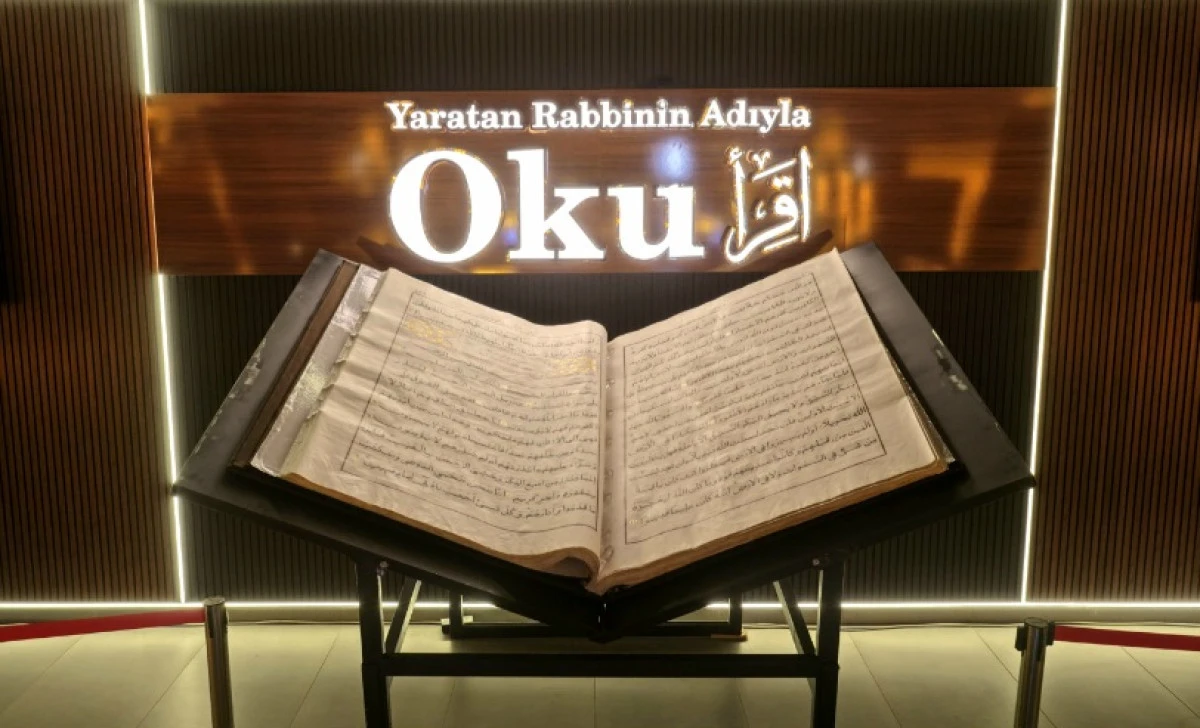 D&uuml;nyanın en b&uuml;y&uuml;k ikinci el yazması Kur&rsquo;an-ı Kerim&rsquo;i Kahramanmaraş&rsquo;ta ziyarete a&ccedil;ılıyor
