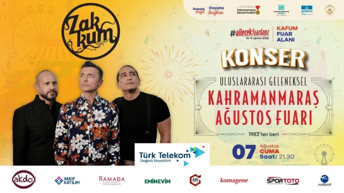 Geleneksel Ağustos Fuarı'nda Sahne Zakkum'un