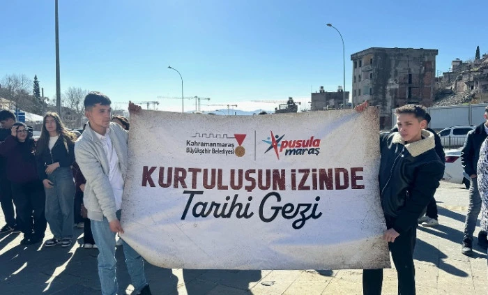 Gen&ccedil;ler Kahramanmaraş&rsquo;ın Kurtuluş İzlerini Adım Adım Keşfetti