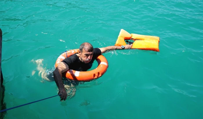 Ger&ccedil;eği Aratmayan Kurtarma Tatbikatı 