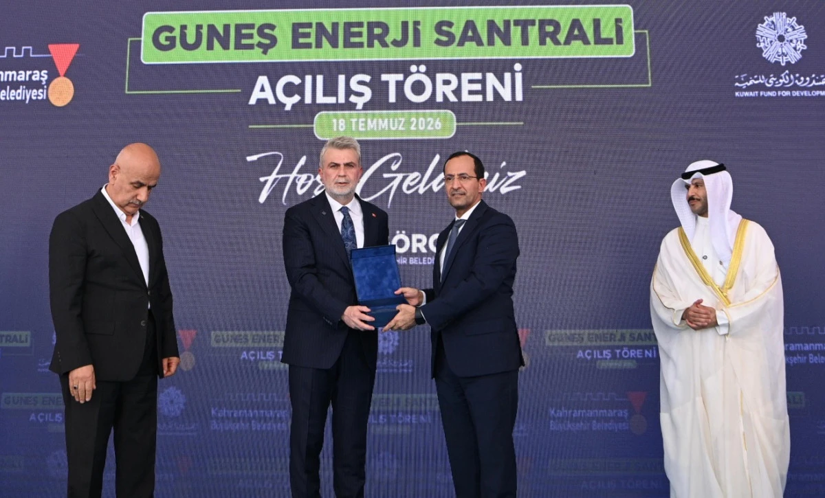 Kahramanmaraş G&uuml;neş Enerji Santrali Hizmete A&ccedil;ıldı