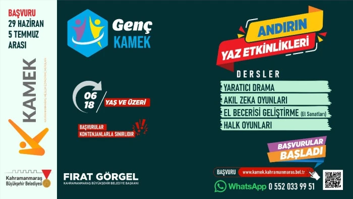 KAMEK At&ouml;lyeleri İl&ccedil;elerde; &Uuml;cretsiz Kurslara Başvurular Başladı