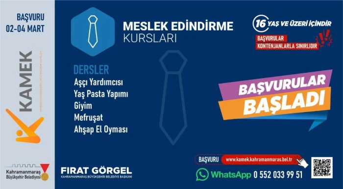 KAMEK&rsquo;te Bahar D&ouml;nemi Başlıyor!