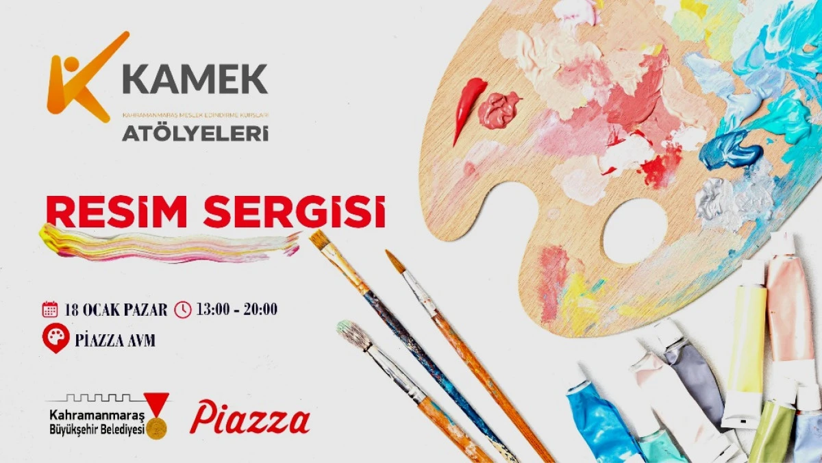 KAMEK&rsquo;ten Renkli Final; Yıl Sonu Resim Sergisi Sanatseverlerle Buluşuyor