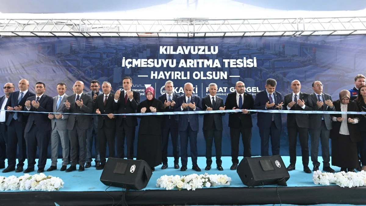 Kılavuzlu İ&ccedil;mesuyu Arıtma Tesisi Hizmete A&ccedil;ıldı