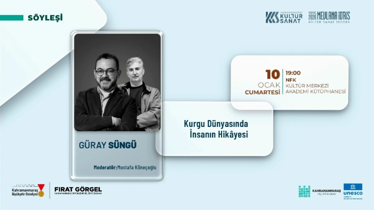 K&ouml;ne&ccedil;oğlu ve S&uuml;ng&uuml;, &ldquo;Kurgu D&uuml;nyasında İnsanın Hikayesi&rdquo;ni Ele Alacak