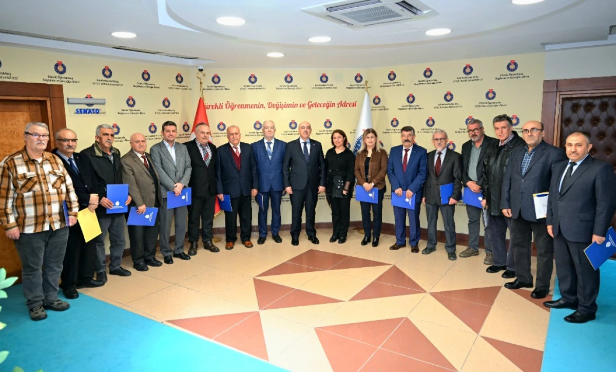 KS&Uuml;&rsquo;de 33. Yıla &Ouml;zel Teşekk&uuml;r Belgeleri Takdim Edildi