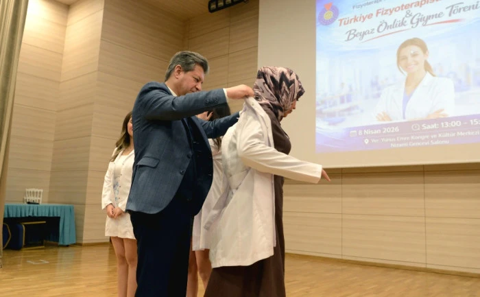 KS&Uuml;&rsquo;de Fizyoterapist Adayları Beyaz &Ouml;nl&uuml;klerini Giydi