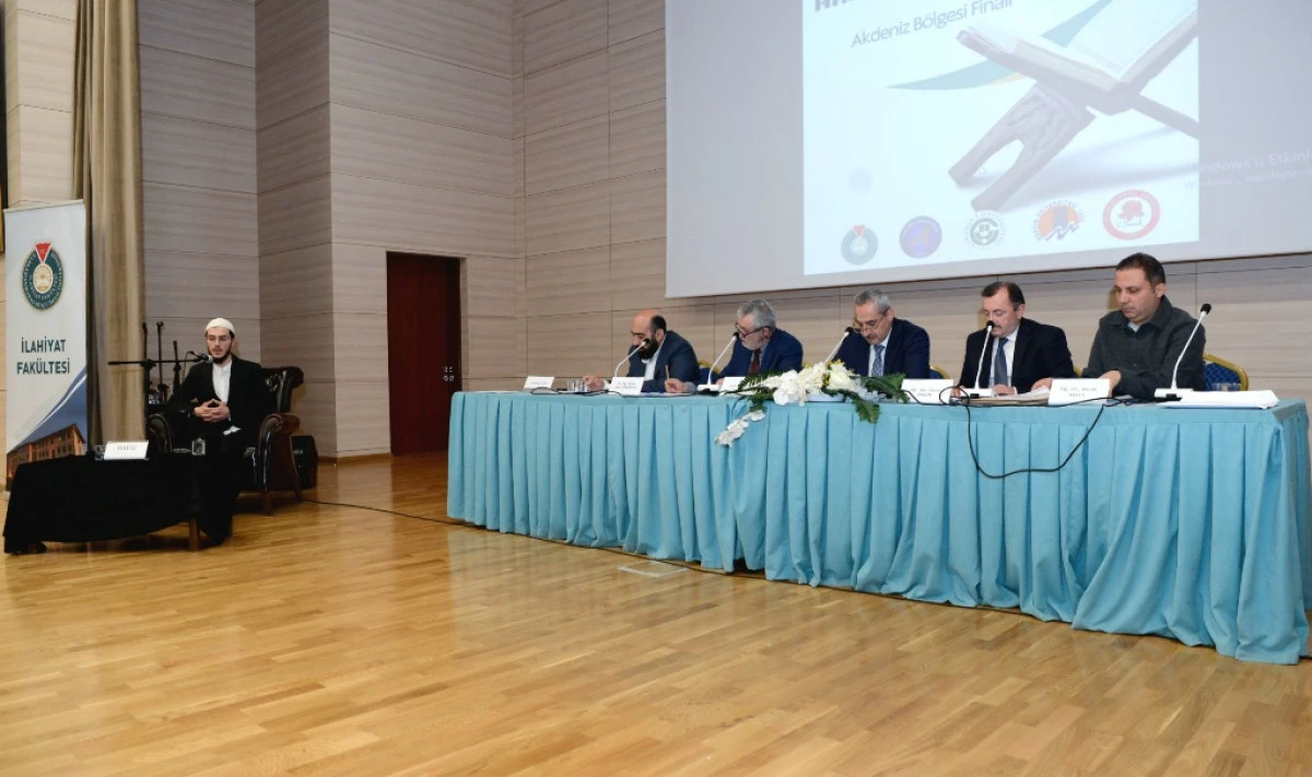 KS&Uuml;&rsquo;de Hafızlık Yarışması Akdeniz B&ouml;lge Finali Ger&ccedil;ekleştirildi