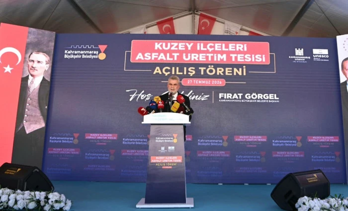 Kuzey İl&ccedil;eleri Asfalt &Uuml;retim Tesisi A&ccedil;ıldı