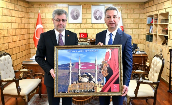 MHP Kahramanmaraş İl Başkanı Mansur Metehan&rsquo;dan KS&Uuml; Rekt&ouml;r&uuml; Okumuş&rsquo;a Ziyaret