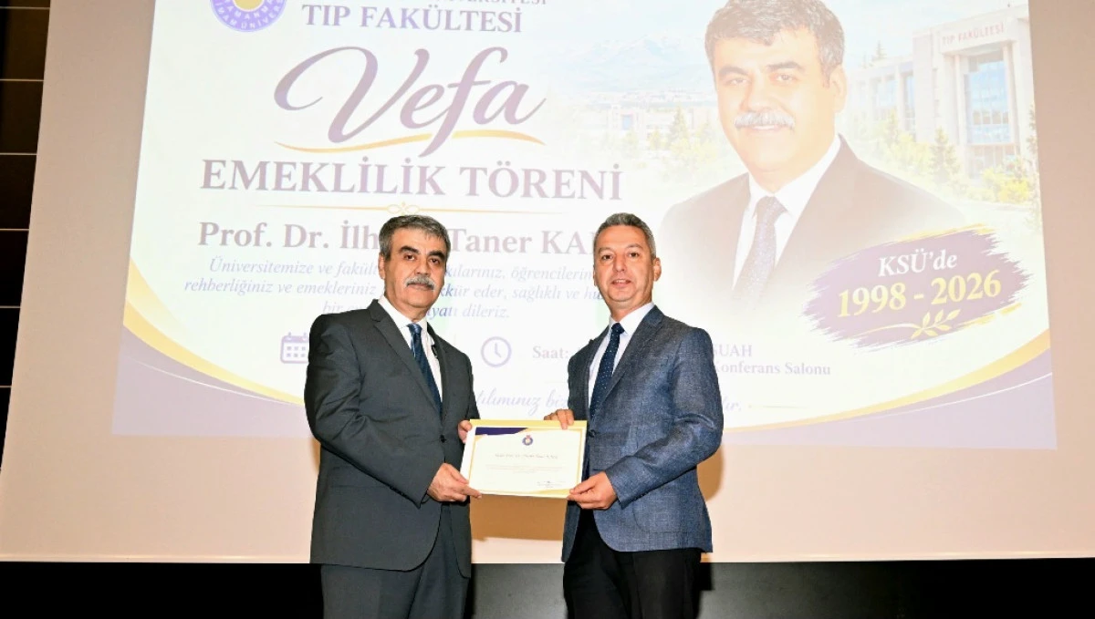 Prof. Dr. İlhami Taner Kale i&ccedil;in Emeklilik T&ouml;reni D&uuml;zenlendi