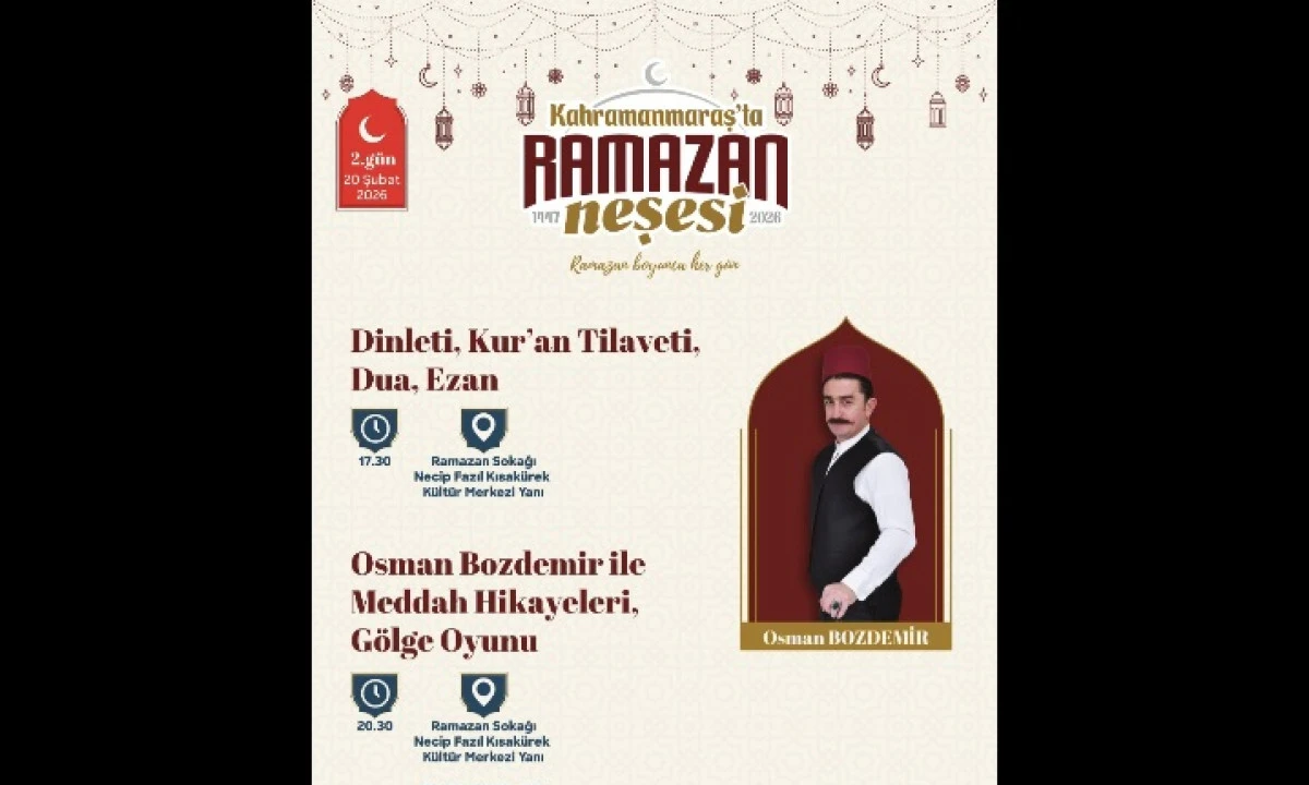 Ramazan Sokağı&rsquo;nda Geleneksel Eğlence ve Maneviyat Bir Arada