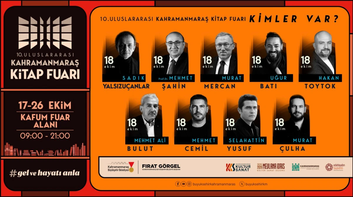 Şiir ve Edebiyatın Başkentinde Kitap Şöleni Başlıyor