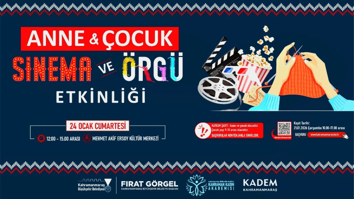 Sinema, &Ouml;rg&uuml; ve Keyif Dolu Saatler Anne ve &Ccedil;ocukları Bekliyor