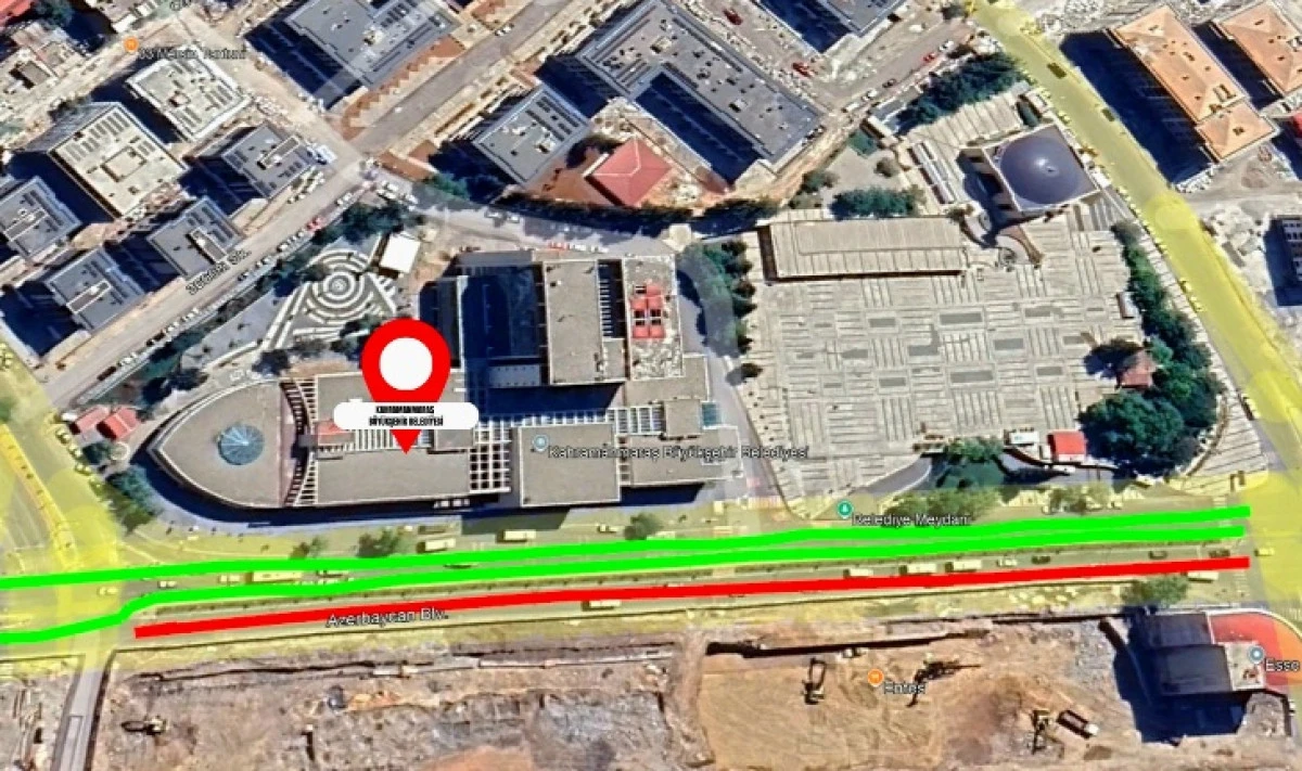 S&uuml;r&uuml;c&uuml;lerin Dikkatine; Azerbaycan Bulvarı&rsquo;nda Ge&ccedil;ici Trafik D&uuml;zenlemesi!