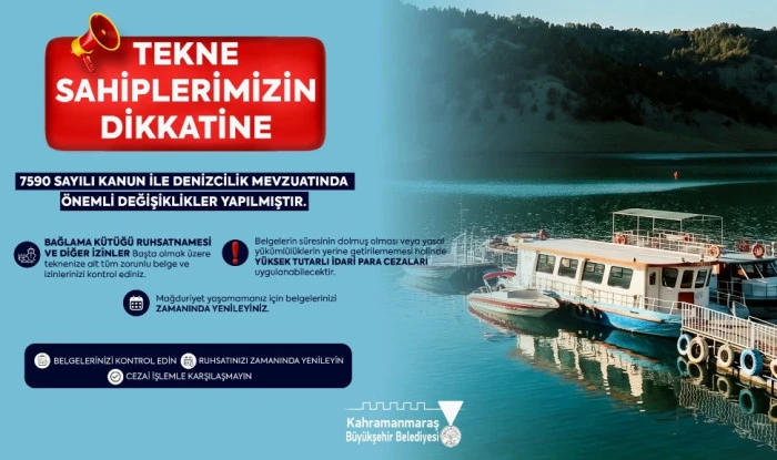 Tekne Sahiplerine B&uuml;y&uuml;kşehir&rsquo;den Kritik Uyarı; Belgelerinizi Kontrol Edin!