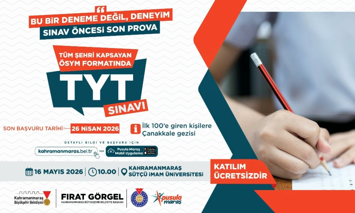 &Uuml;niversiteye Hazırlanan Gen&ccedil;lere B&uuml;y&uuml;kşehir&rsquo;den &Ouml;d&uuml;ll&uuml; Deneme Sınavı