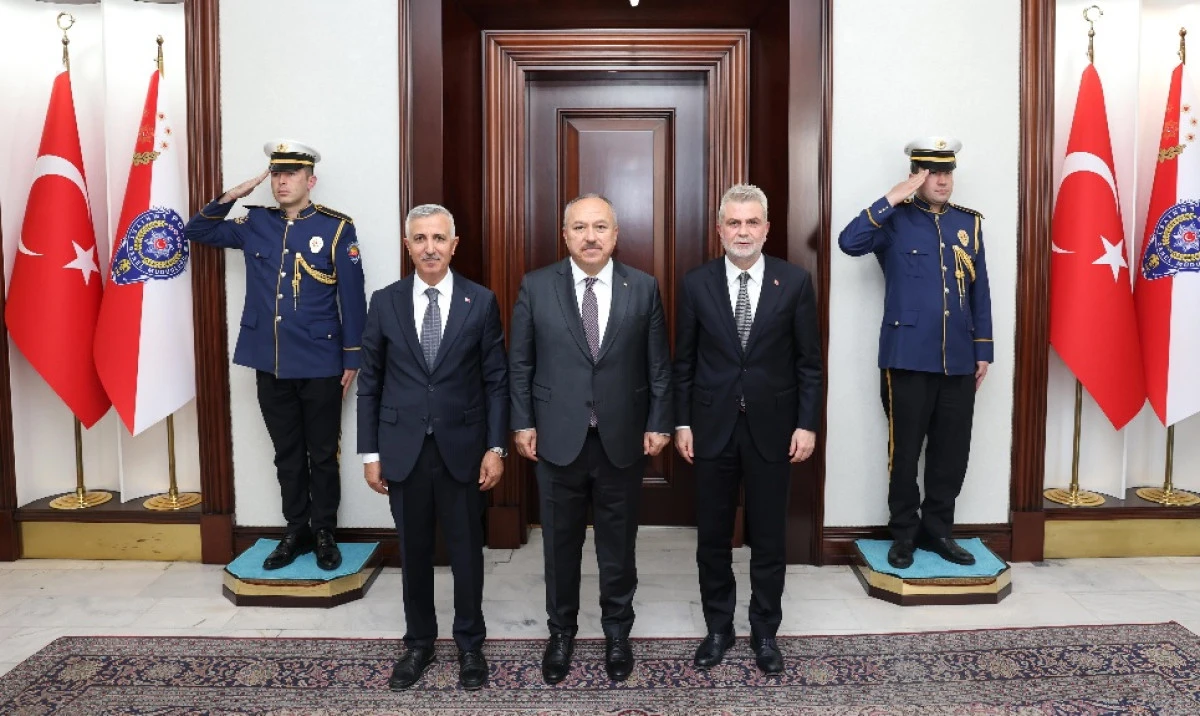 Vali &Uuml;nl&uuml;er ve Başkan G&ouml;rgel&rsquo;den Emniyet ve AFAD&rsquo;a Ziyaret