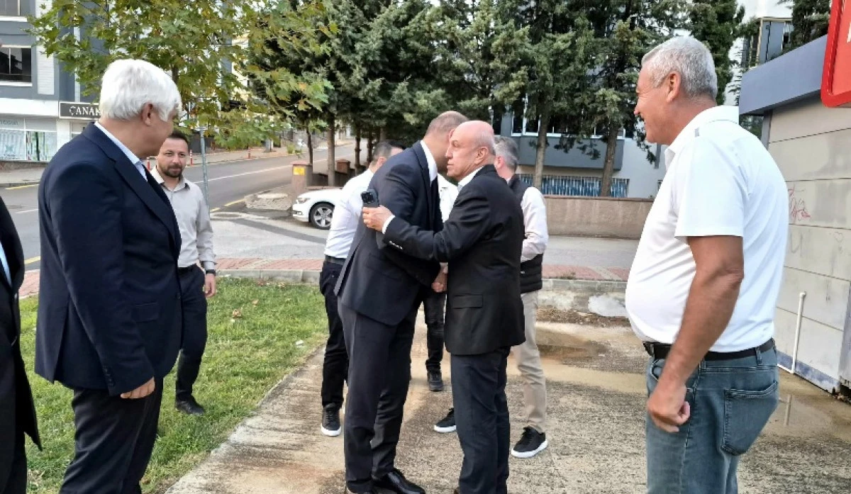 Yasin &Ouml;zdemir&rsquo;den Ekrem Karaoğlan&rsquo;a Hayırlı Olsun Ziyareti