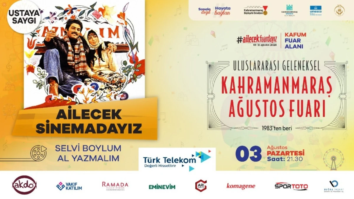 Yeşil&ccedil;am'ın Efsanesi Ağustos Fuarı'nda Hayat Bulacak