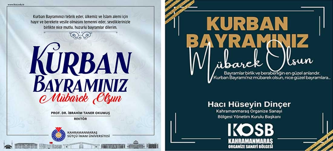 KSÜ - OSB Kurban Bayramı - Masaüstü